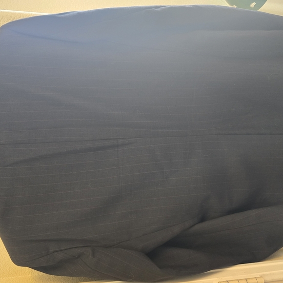 Vintage Men's ZCMI The Performer Classic Black Pinstripe 42L Blazer - Picture 6 of 6